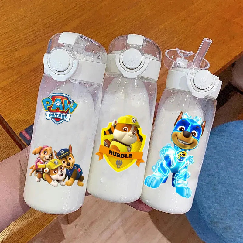 Quench Your Little One's Thirst in Style with our PAW Patrol Straw Cup Bottles.