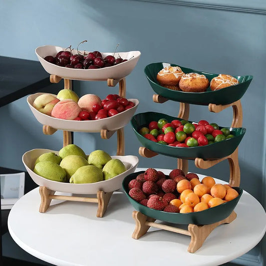 Creative Modern layers Fruit Bowl Basket.